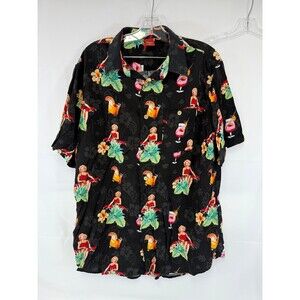 Junction West Tropical Vacation Shirt Size Men’s XL 100% Rayon Button Down